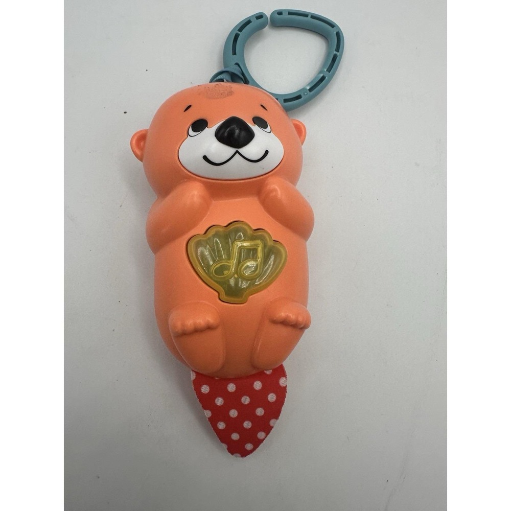 Fisher Price Baby Music Glow & Grow Musical Otter Hanging Take Along Toy Working